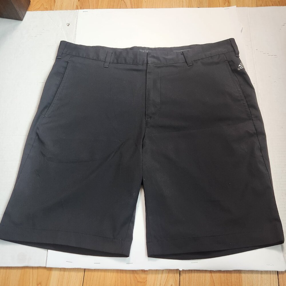 adidas Golf Shorts Men's 38 Gray Performance Flat Front Stretch
